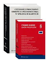 Pakiet: Czynności procesowe obrońcy i pełnomocnika w sprawach karnych + Prawo karne. Zbiór przepisów [PRZEDSPRZEDAŻ]